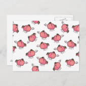 Briefkaart van kleine varkens (Voorkant / Achterkant)