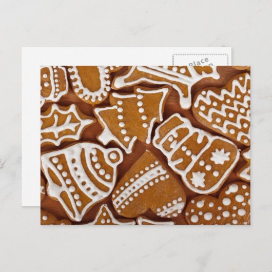 Briefkaart van koekjes en koekjes (Voorkant / Achterkant)