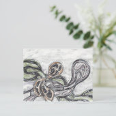 Briefkaart van kool Planten (Staand voorkant)