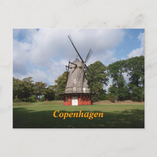Briefkaart van Kopenhagen (Voorkant)