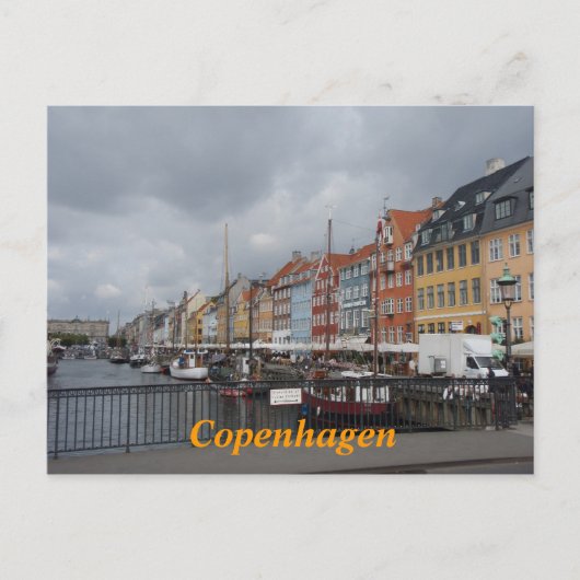 Briefkaart van Kopenhagen (Voorkant)