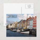 Briefkaart van Kopenhagen (Voorkant / Achterkant)