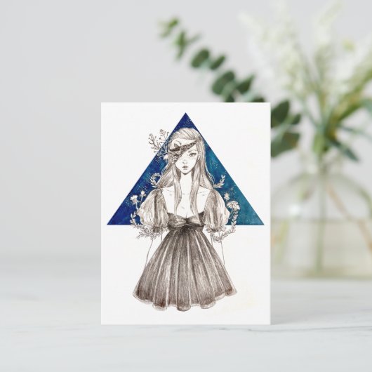 Briefkaart van KrackFlora (Staand voorkant)