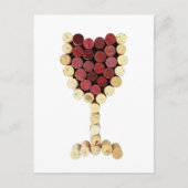 Briefkaart van kurkwijn (Voorkant)