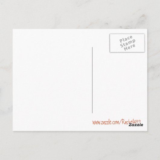 Briefkaart van kwallen (Achterkant)