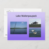 Briefkaart van Lake Wallenpaupack (Voorkant / Achterkant)