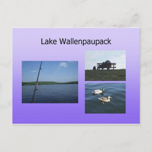 Briefkaart van Lake Wallenpaupack (Voorkant)