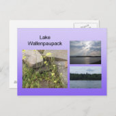 Briefkaart van Lake Wallenpaupack (Voorkant / Achterkant)