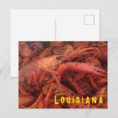 Briefkaart van langoesten (Voorkant / Achterkant)