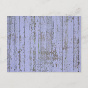 Briefkaart van lavendel Faux-houtextuur