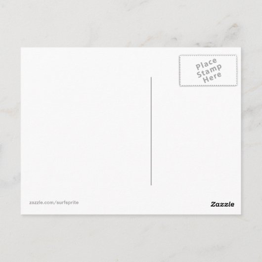 Briefkaart van leder- en waterdruppels (Achterkant)