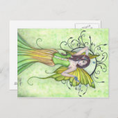 Briefkaart van lente-aankomst (Voorkant / Achterkant)