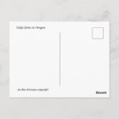 Briefkaart van lentetelers (Achterkant)