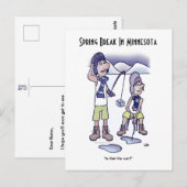 Briefkaart van lenteverbreuk (Voorkant / Achterkant)