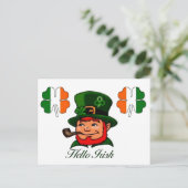 Briefkaart van Leprechaun (Staand voorkant)