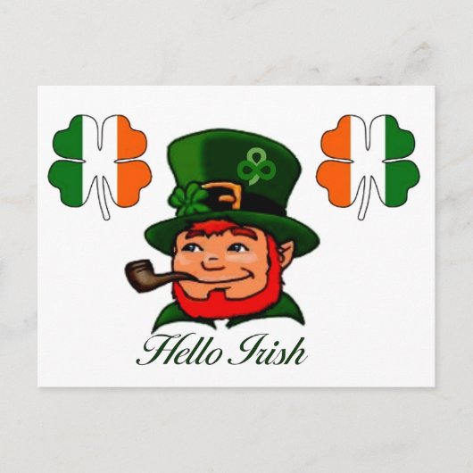Briefkaart van Leprechaun (Voorkant)