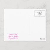 Briefkaart van leven en liefde (Achterkant)
