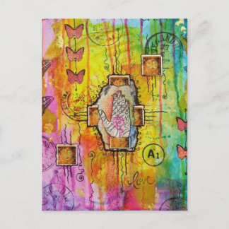 Briefkaart van leven en liefde