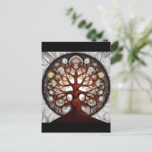 Briefkaart van levensloop (Staand voorkant)