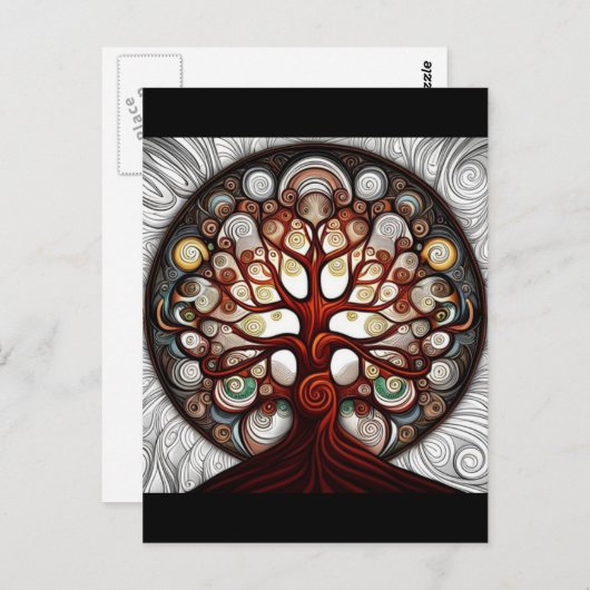 Briefkaart van levensloop (Voorkant / Achterkant)