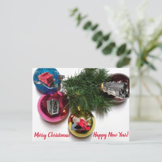 Briefkaart van liefde voor kerstmis (Staand voorkant)