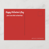 Briefkaart van liefhebbende harten (Achterkant)