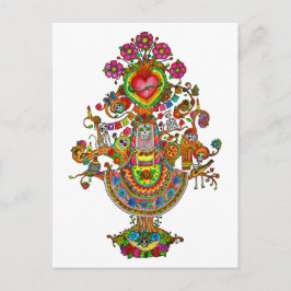 Briefkaart van Life Dia de Muertos