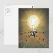 Briefkaart van Light Bulb Arena (Voorkant / Achterkant)