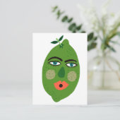 Briefkaart van Limoen (Staand voorkant)