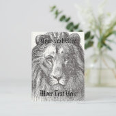  Briefkaart van Lion (Staand voorkant)