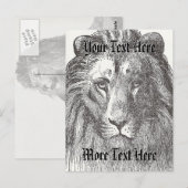 Briefkaart van Lion (Voorkant / Achterkant)