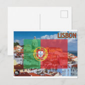 Briefkaart van Lissabon (Voorkant / Achterkant)