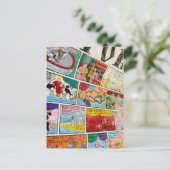 Briefkaart van Lissabon, Briefkaart van Fun, kleur (Staand voorkant)