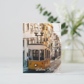 Briefkaart van Lissabon Portugal (Staand voorkant)