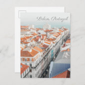 Briefkaart van Lissabon Portugal (Voorkant / Achterkant)