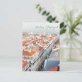 Briefkaart van Lissabon Portugal (Staand voorkant)