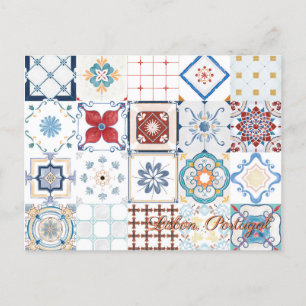 Briefkaart van Lissabon Portugal