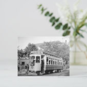 Briefkaart van Lissabon Portugal Tram 1950 (Staand voorkant)