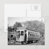 Briefkaart van Lissabon Portugal Tram 1950 (Voorkant / Achterkant)
