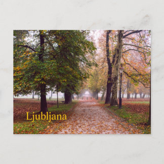 Briefkaart van Ljubljana