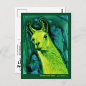 Briefkaart van Llama - "Llemon-Llime Llama" (Voorkant / Achterkant)