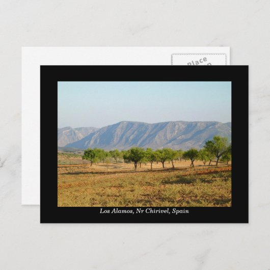  briefkaart van Los Alamos, Nr Chirivel, Spanje (Voorkant / Achterkant)