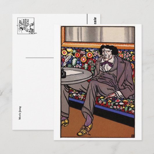 Briefkaart van losse kerel (Voorkant / Achterkant)