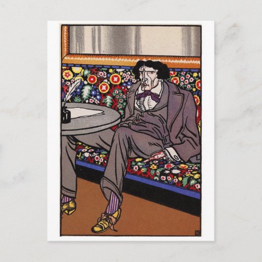 Briefkaart van losse kerel (Voorkant)