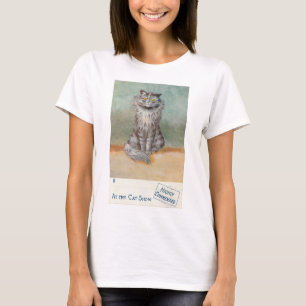 Briefkaart van Louis Wain T-shirt