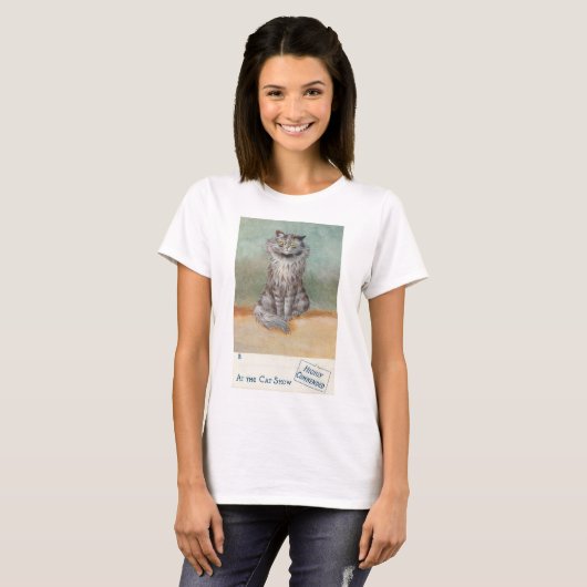  Briefkaart van Louis Wain T-shirt (Voorkant volledig)