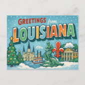BRIEFKAART VAN LOUISIANA (Voorkant)