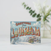 BRIEFKAART VAN LOUISIANA (Staand voorkant)