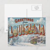 BRIEFKAART VAN LOUISIANA (Voorkant / Achterkant)