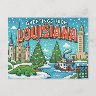 BRIEFKAART VAN LOUISIANA